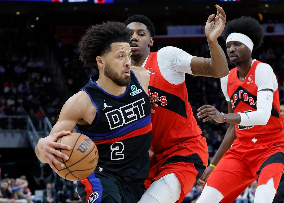 Cunningham’s Triple-Double Leads Pistons to 123–114 Victory Over Slumping Raptors