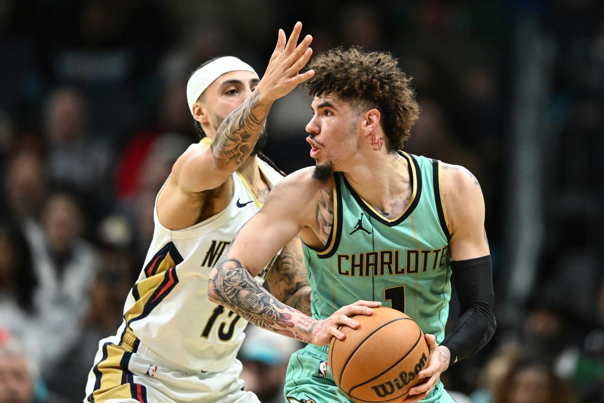 LaMelo Ball Scores 25 Points to Help the Hornets Beat the Pelicans, 123–92
