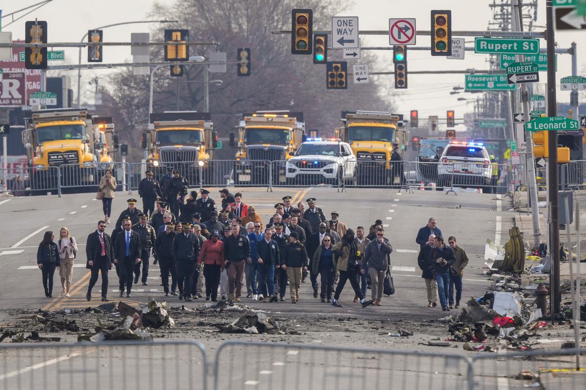 Transportation Secretary Says ‘Expansive’ Impact Zone Was Left by Philadelphia Medical Plane Crash