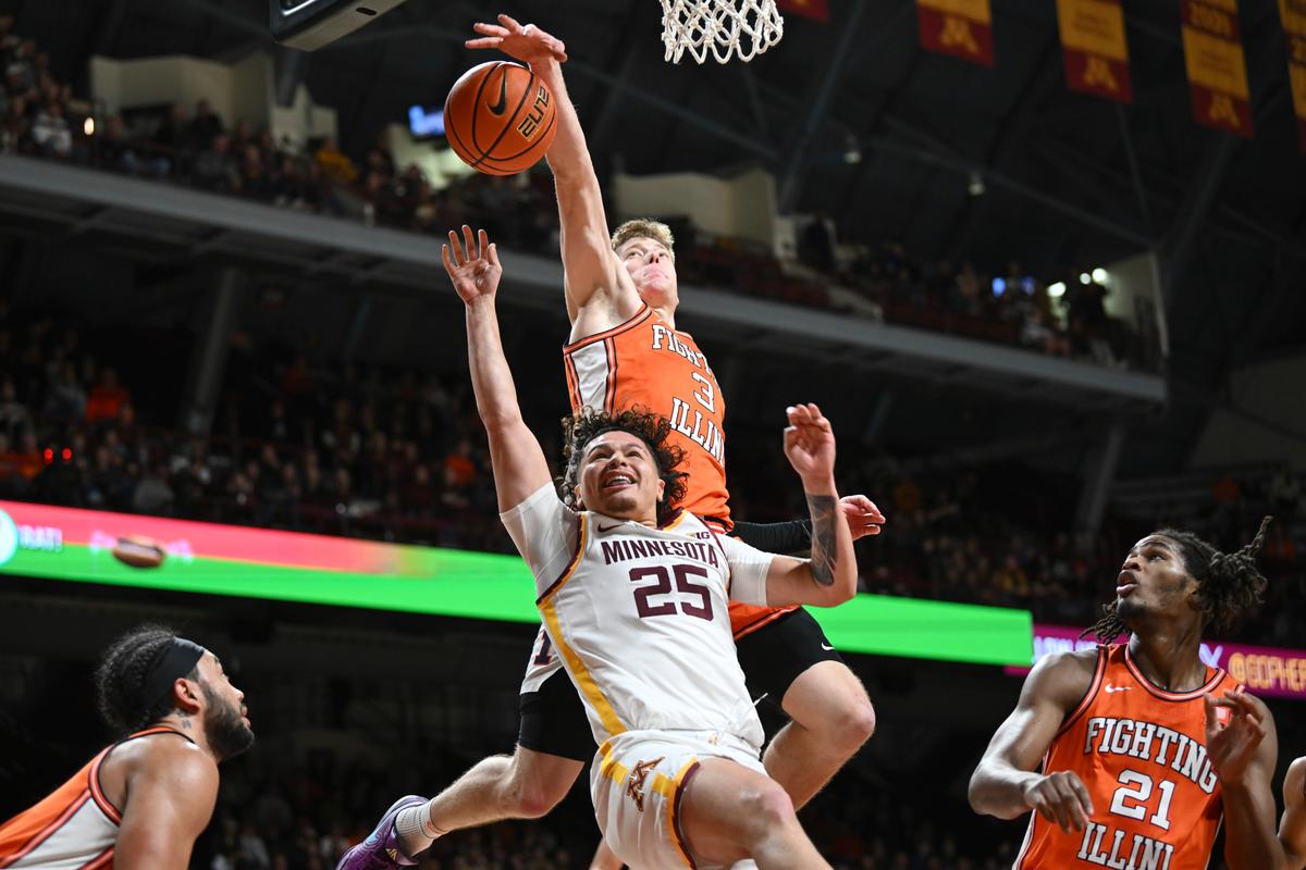 Will Riley and Kasparas Jakucionis Key Resurgence for No. 23 Illinois in 95–74 Romp Past Minnesota