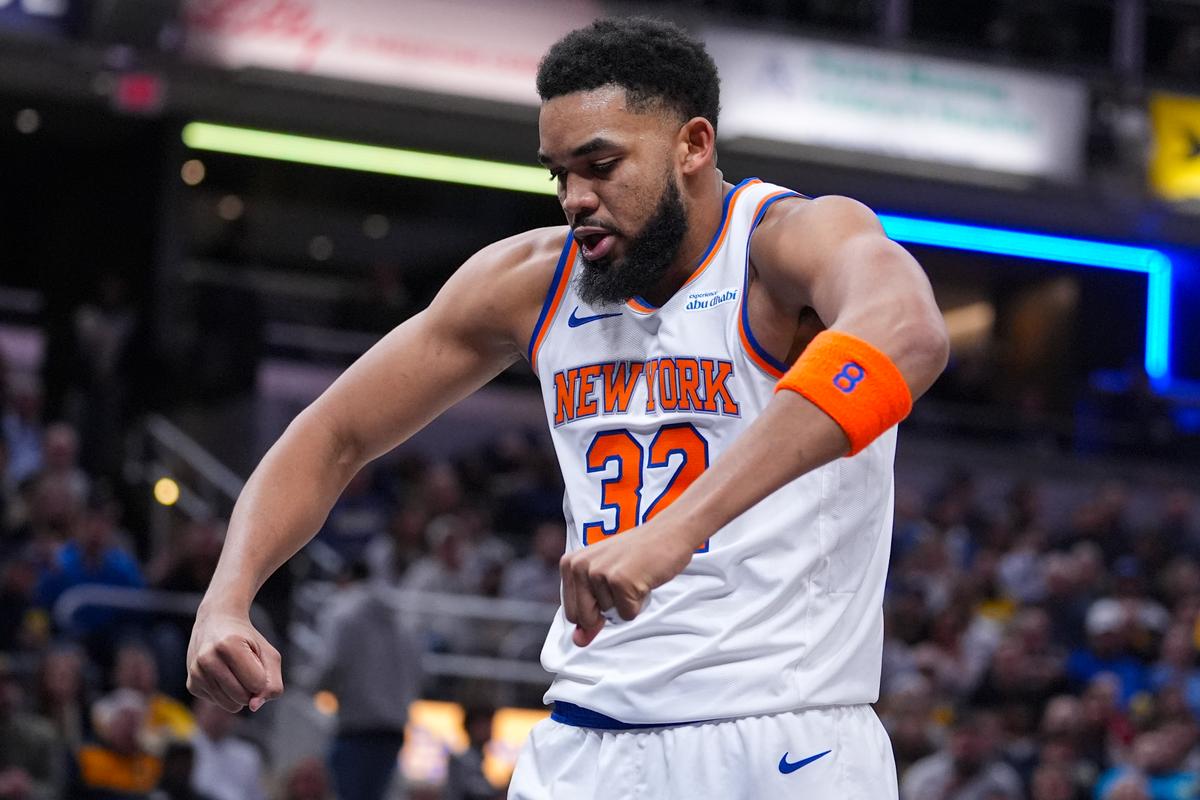Karl-Anthony Towns Scores 40 and Josh Hart Has 30 to Lead Knicks Past Pacers 128–115
