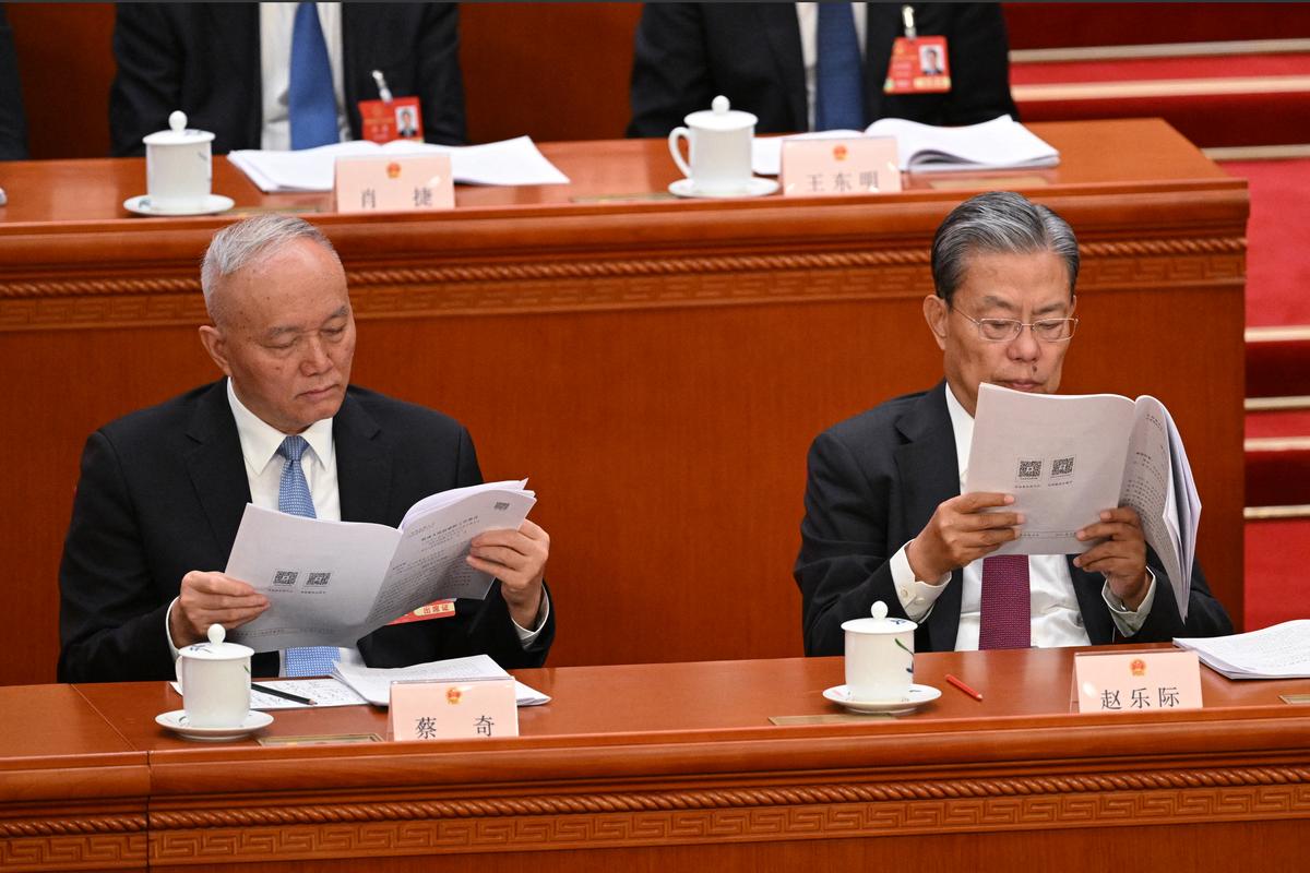 China’s No. 3 Leader Absent From Major Political Session Due to Respiratory Infection