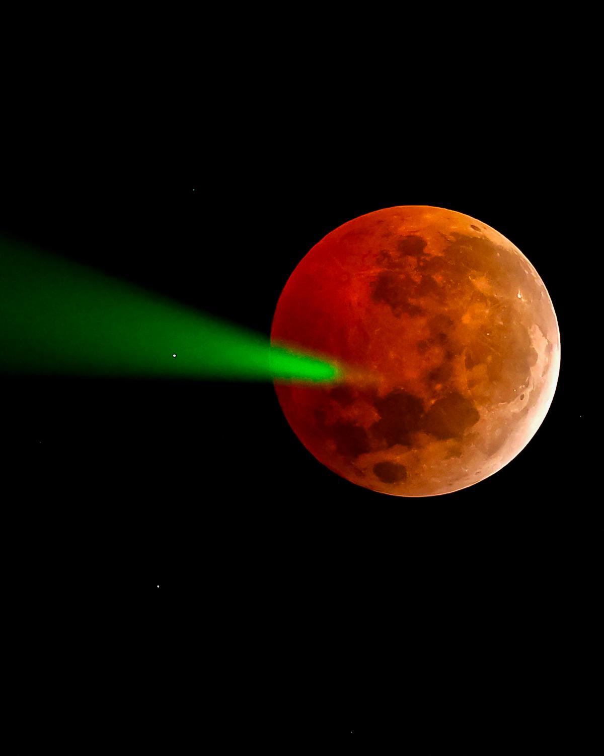 Day in Photos: Full Moon Eclipse, SpaceX Rocket Launch, and Java Flood