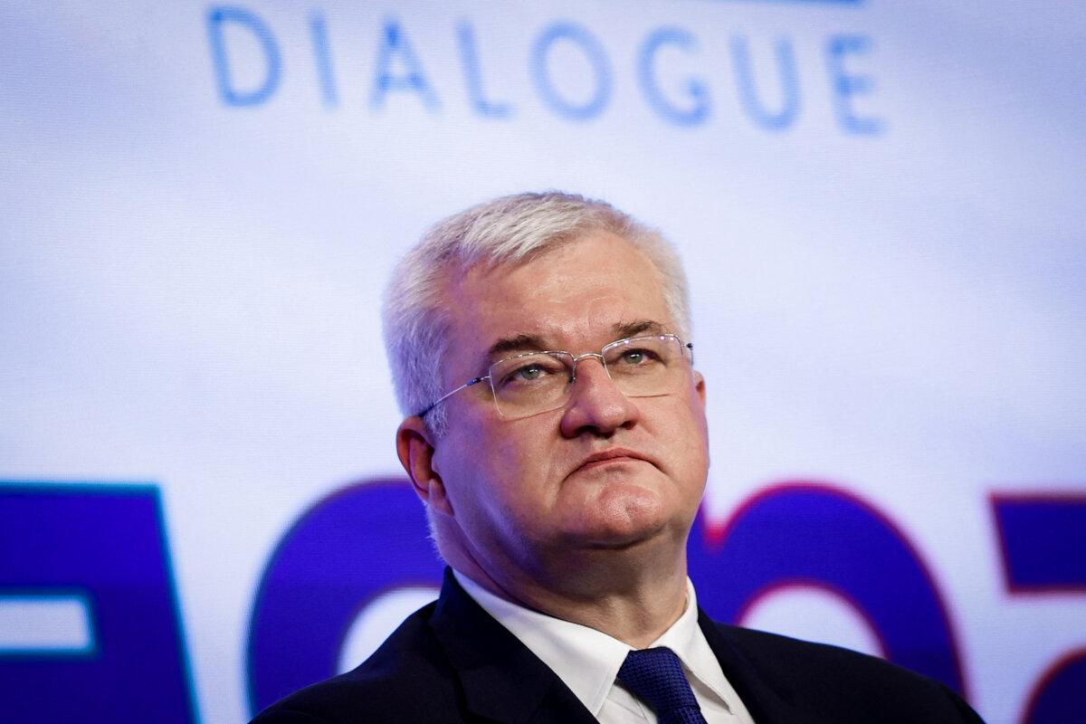 Ukrainian Foreign Minister Andrii Sybiha attends an event in New Delhi, India, on March 18, 2025. (Adnan Abidi/Reuters)
