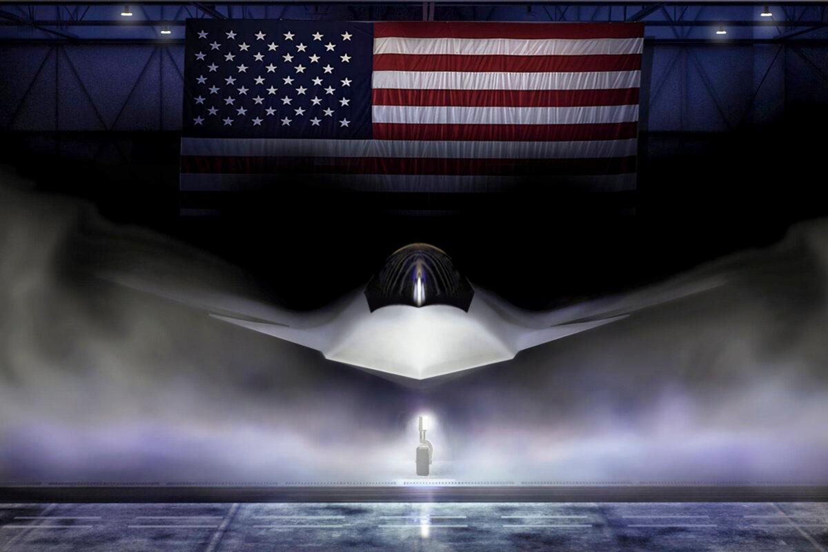 An artist rendering of the Air Force’s sixth-generation fighter, the F-47. (Courtesy of the U.S. Air Force)