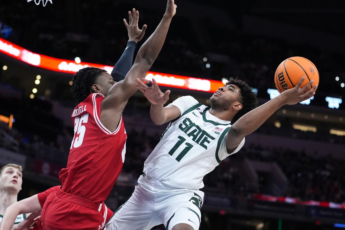 Tonje Scores 32 as No. 18 Wisconsin Tops No. 7 Michigan St. 77–74 in Big Ten Semis