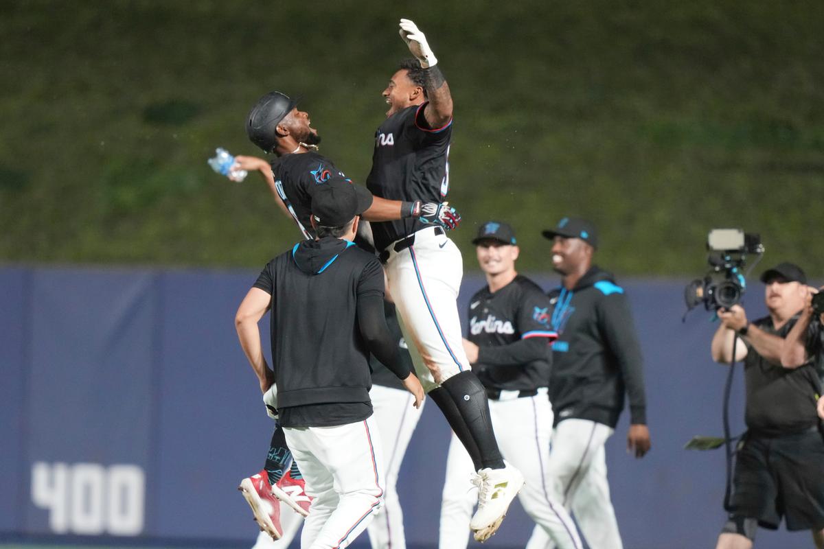 Myers Gives Marlins Their Second Walk-Off Win in 3 Days With 5–4 Victory in 12 Innings