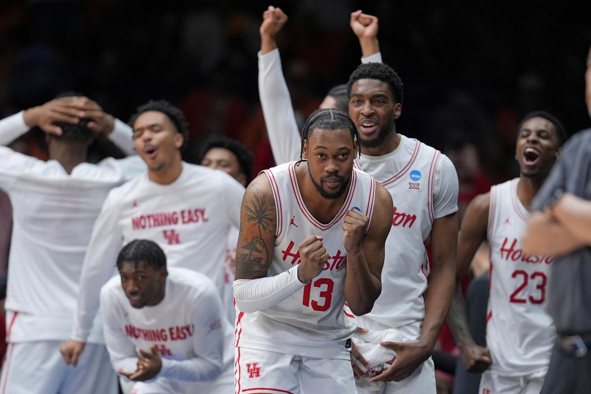Houston’s Defense Carries Cougars Into 7th Final Four With 69–50 March Madness Win Over Tennessee