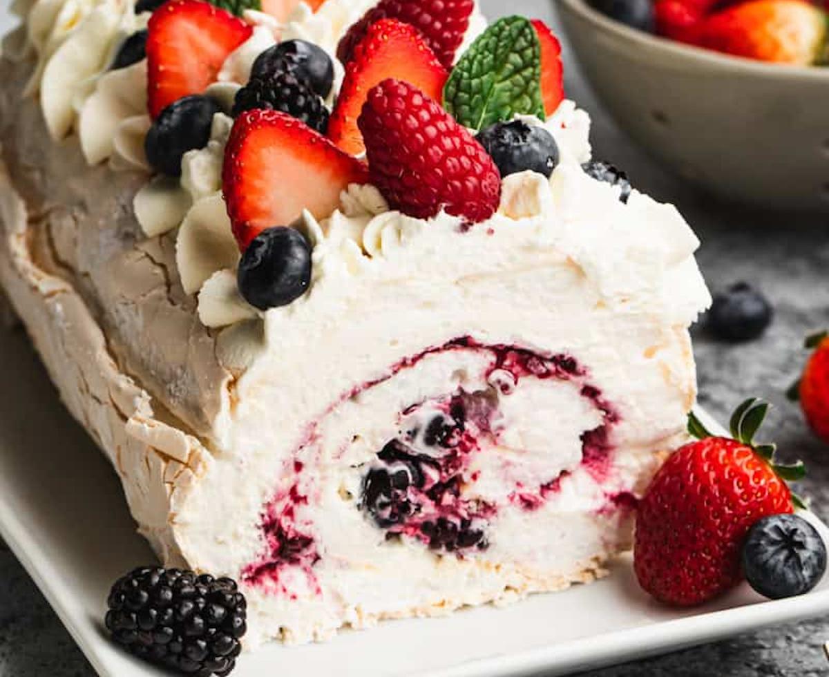 Meringue Roulade