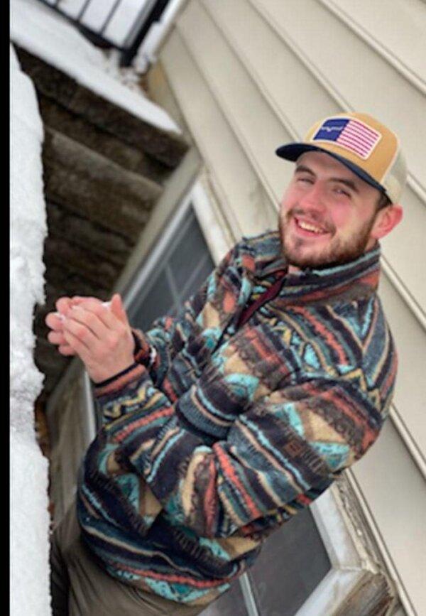 Seth Kimbro, photo taken on January 27, 2021, before the accident. (Photo by Laura Kimbro)