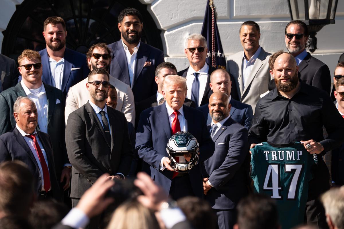 Trump Hosts Super Bowl Champion Philadelphia Eagles at White House