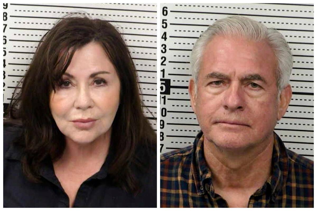 Mugshot photos of (Left) Nancy Cano and (Right) Jose Cano following their arrest on April 24, 2025. (Courtesy of the Dona Ana County Detention Center)