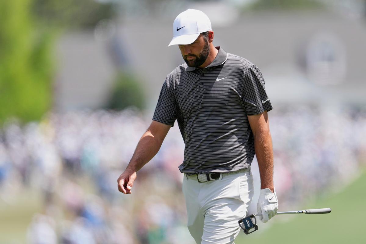 Defending Champion Scottie Scheffler Fails to Make a Move, Trails by 7 Shots in Masters