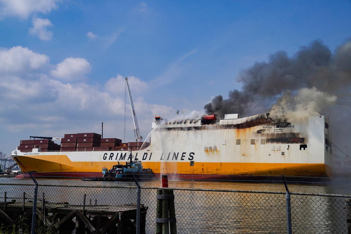 NTSB Finds ‘Failure’ in Training Before Deadly Newark Cargo Ship Fire