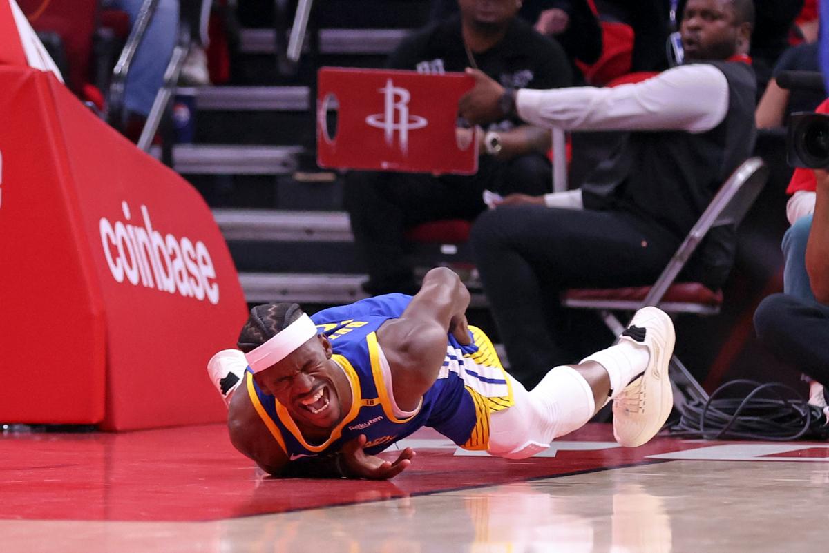 Jimmy Butler Sitting out for Warriors in Game 3 of First-Round Series Against Rockets