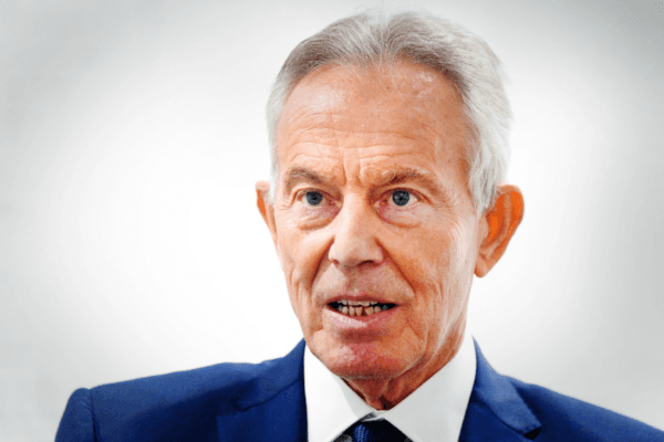 Former Prime Minister Sir Tony Blair during an interview on March 27, 2023. (Victoria Jones/PA Wire)