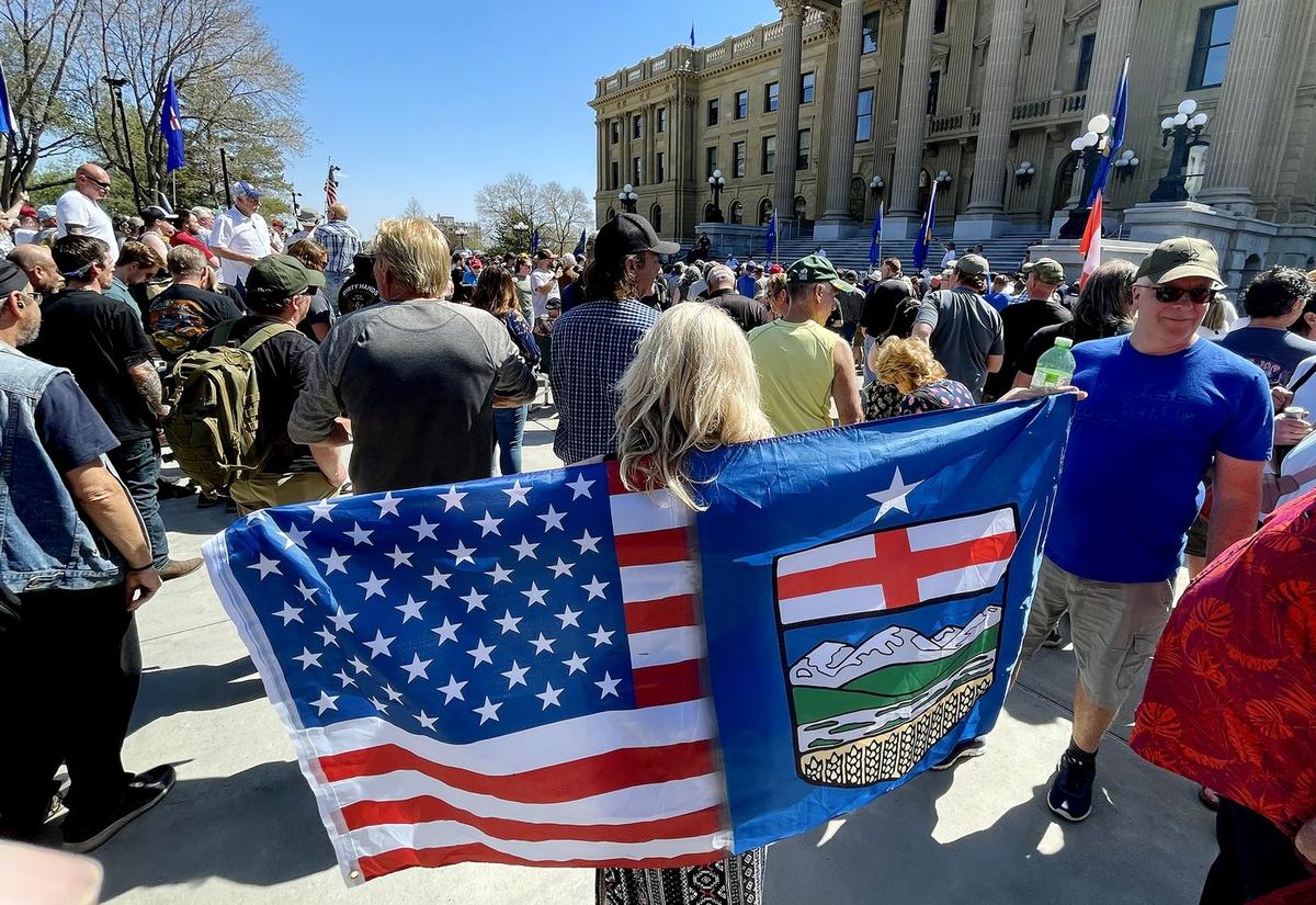 Pro-Separation Albertans Hold Rally, Say Things Won’t Change Under Confederation