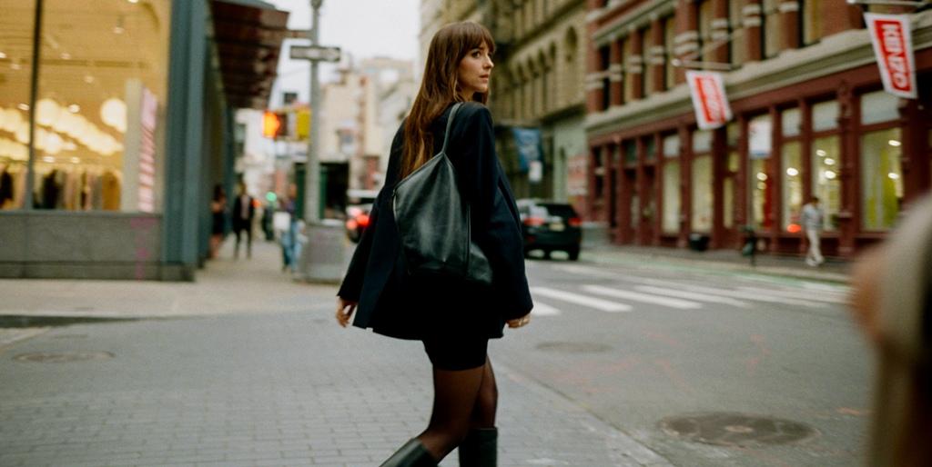 <span style="color: #000000;">Lucy (Dakota Johnson), in "Materialists." (A24)</span>