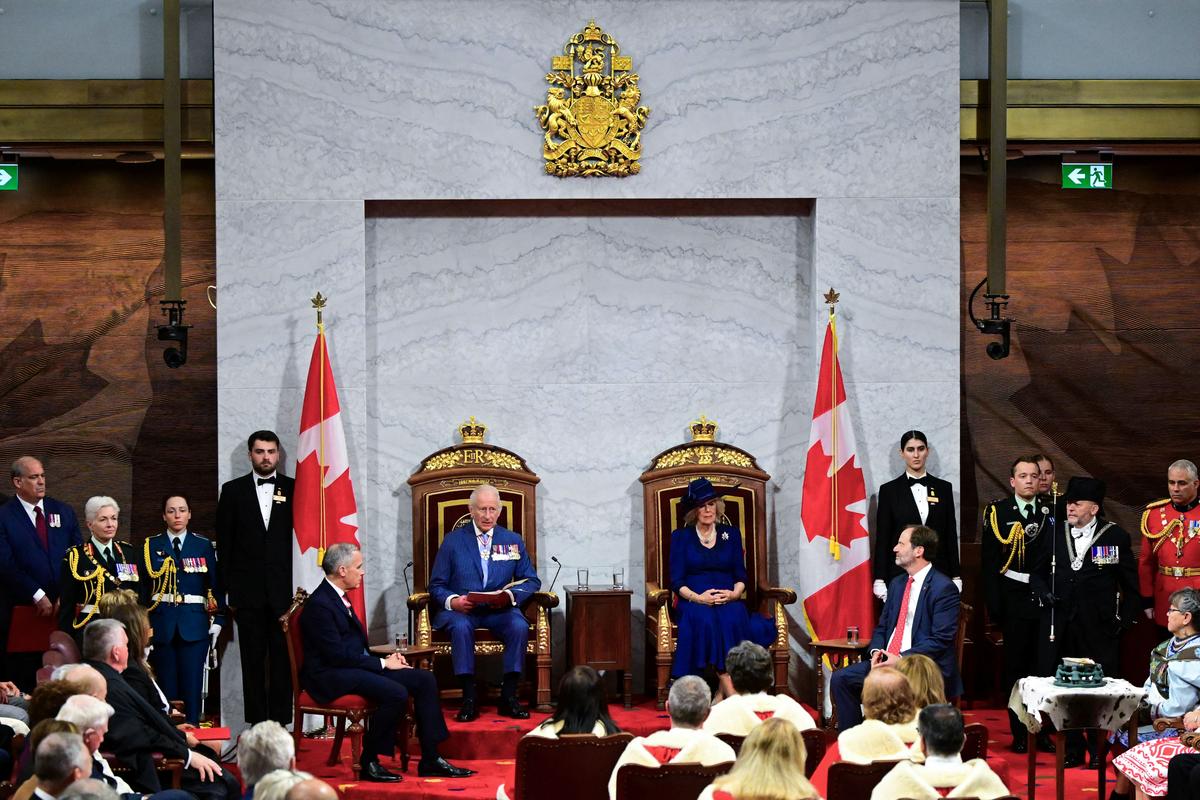 Throne Speech Delivered by King Calls for Canada’s Economic Transformation Amid ‘Changing’ World