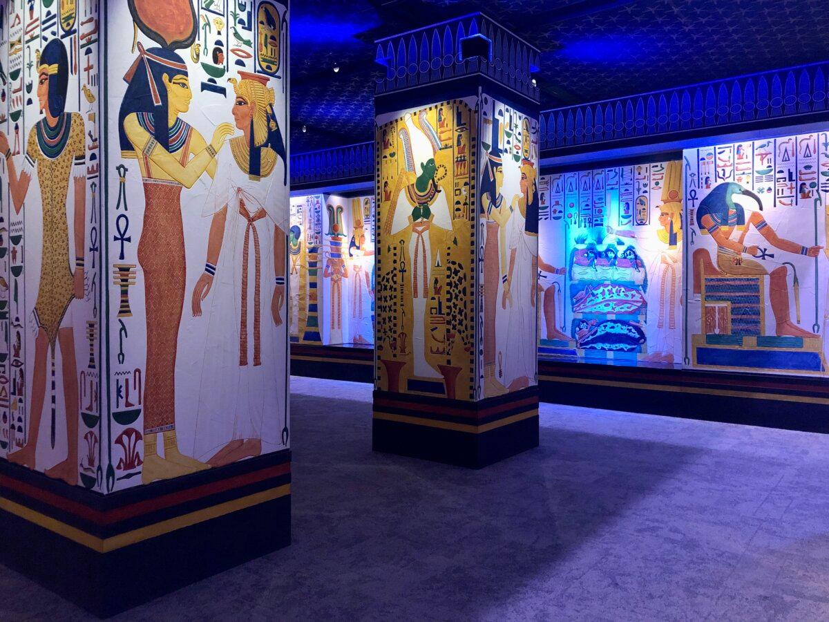The Houston Museum of Natural Science hosts "King Tut's Tomb Discovery Experience" for an up-close look inside an Egyptian tomb. (Dustin Bass)