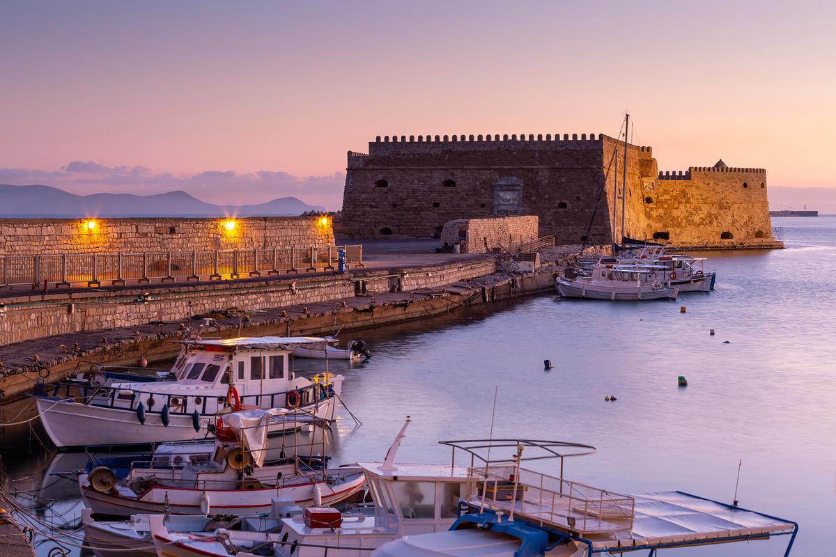 As Crete’s largest city and the island’s capital, Heraklion is a major port and cultural center. (milangonda/iStock/Getty Images)