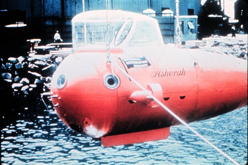 Nautical archaeologist George Bass's beloved submersible Asherah proved invaluable in discovering ancient shipwrecks. (Public Domain)