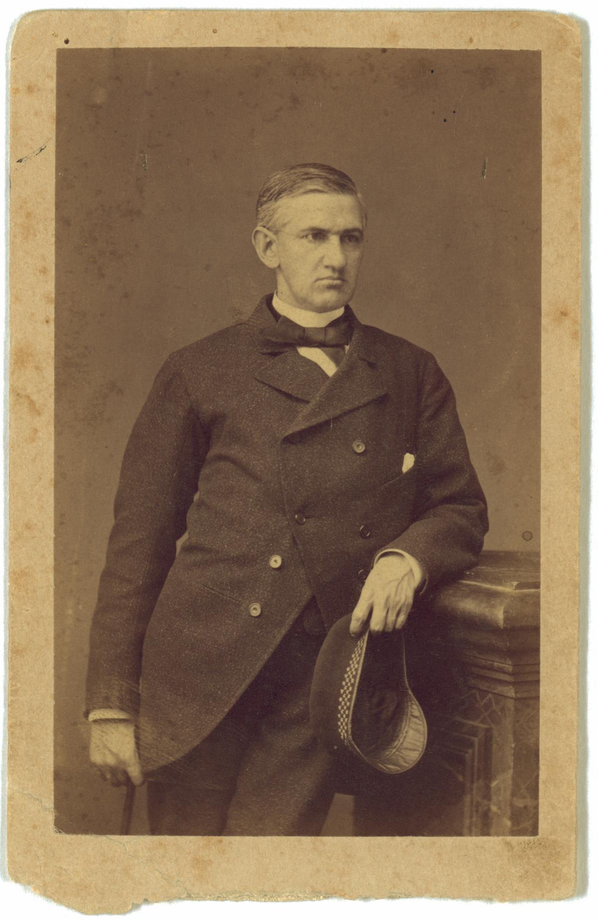 A portrait of Horatio Gates Spafford after arriving in Paris, 1873. Library of Congress. (Public Domain)