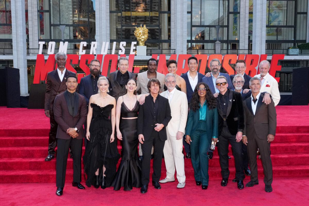 The “Mission: Impossible—The Final Reckoning” cast at the New York premiere on May 18, 2025. (Courtesy of Nisha Johny & Jonathan Jacobs)