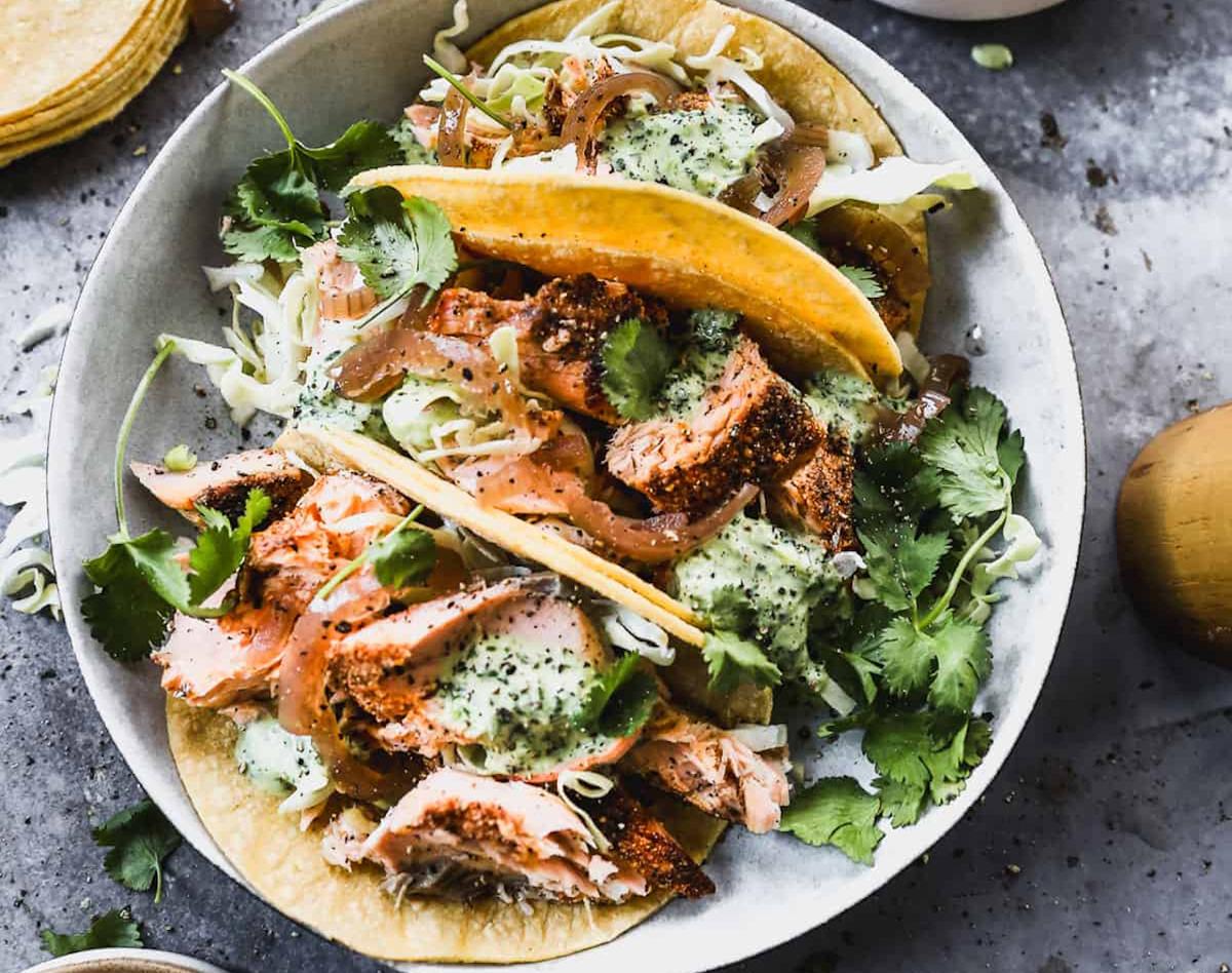Salmon Tacos