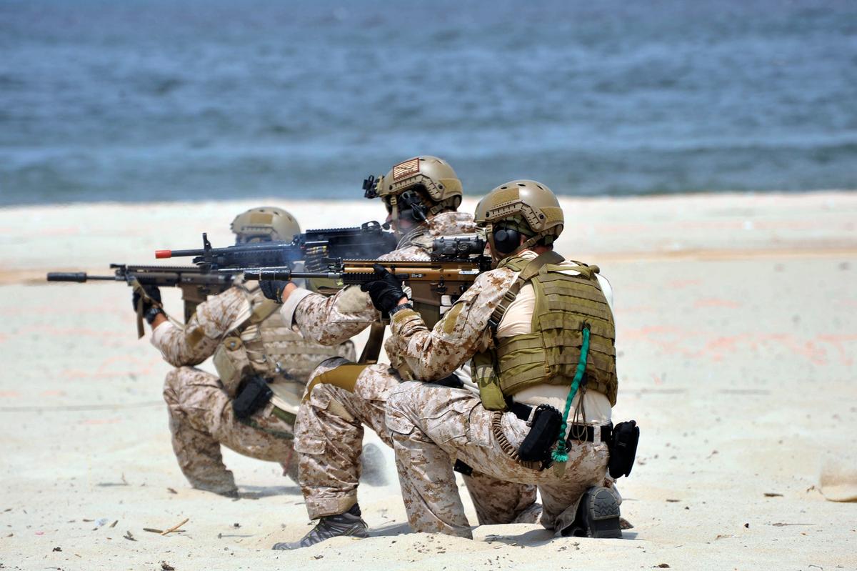 Navy SEALs conduct direct action missions, counterterrorism operations, special reconnaissance, hostage rescue, and unconventional warfare. (Stocktrek Images/Getty Images)