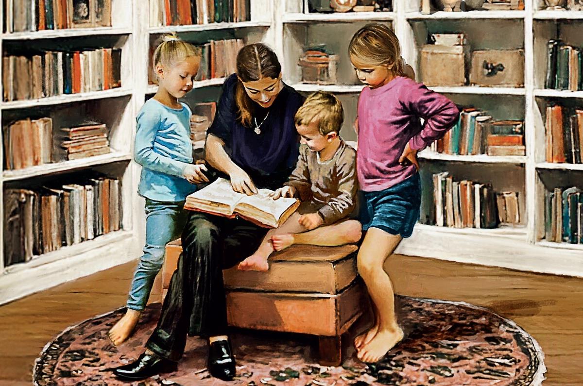 Mom in Wisconsin Starts Library of Wholesome Books for Children, With Over 12,000 Titles and Counting