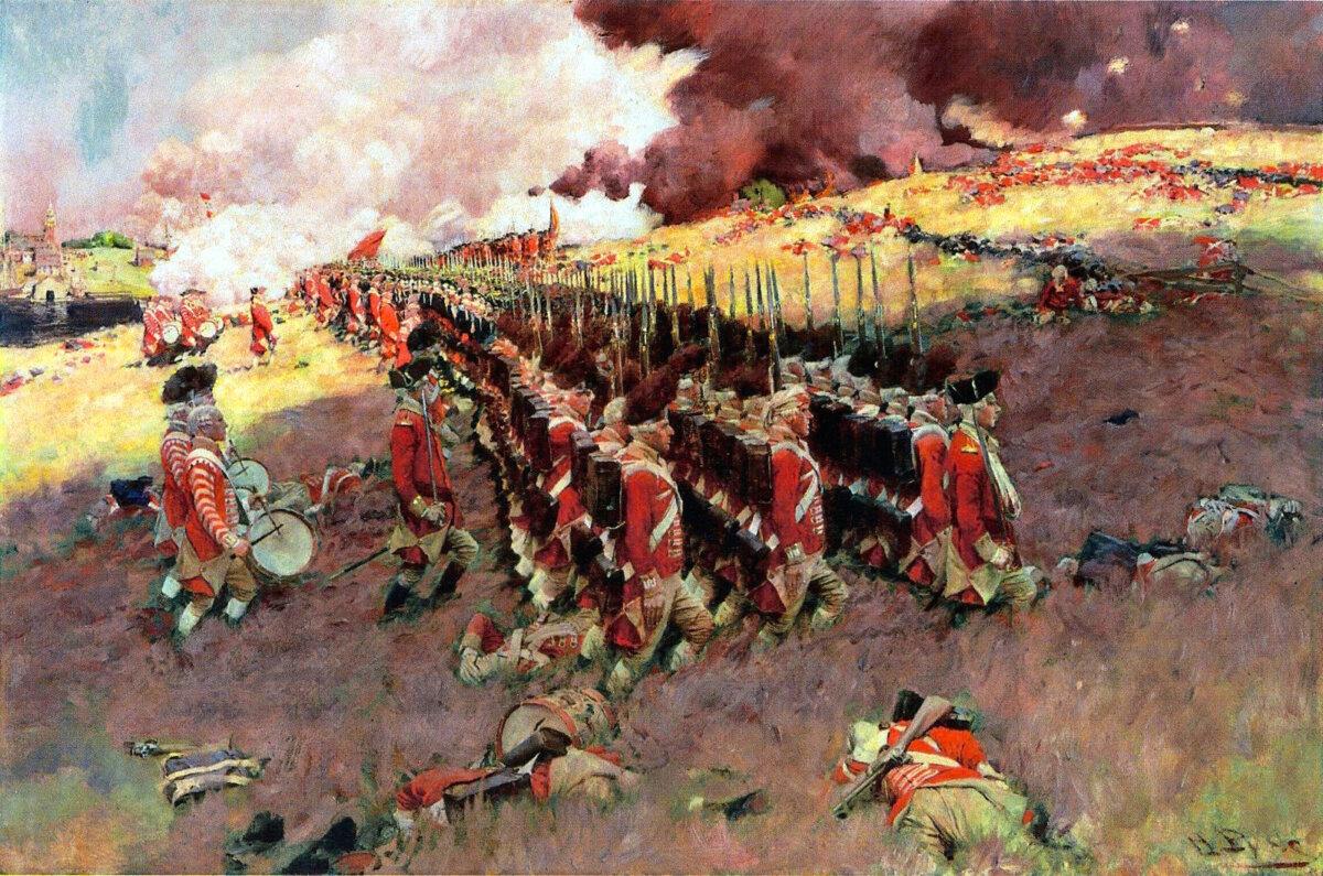 "The Battle of Bunker Hill,"1897, by Howard Pyle. (Public Domain)
