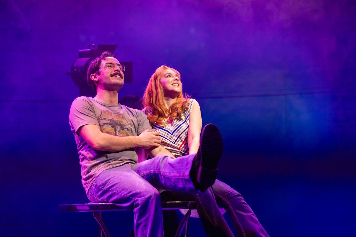 Larry Walters (Charlie McCullagh) and Carol Van Deusen (Evelyn Hoskins) look to the sky, in "42 Balloons." (Kyle Flubacker)