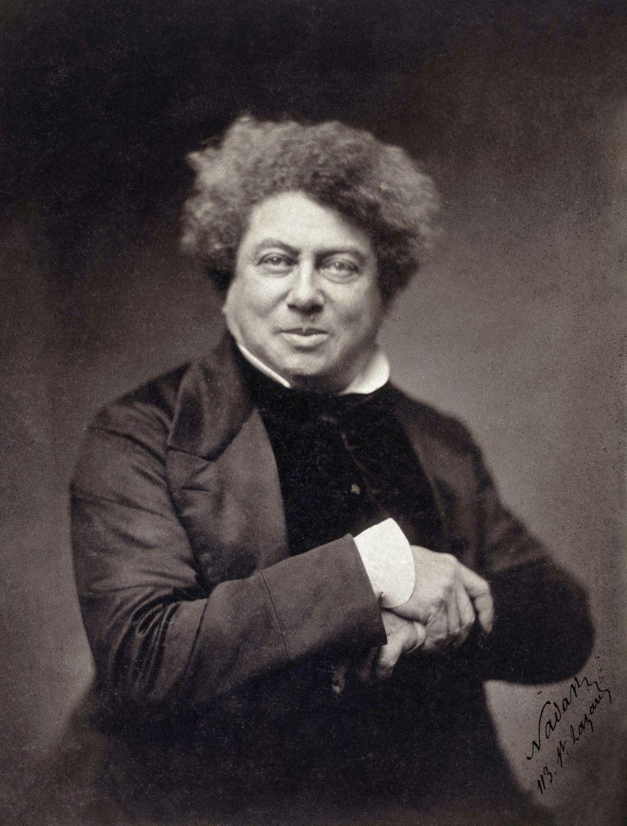 Alexandre Dumas in 1855. (Public Domain)