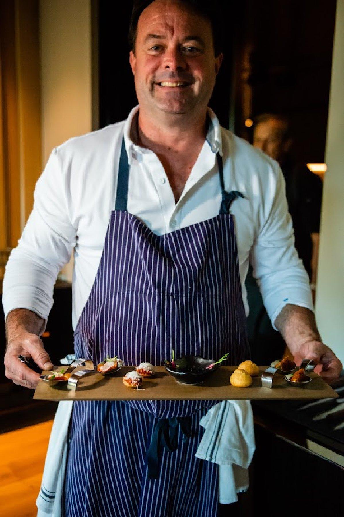 Chef Douglas Keane serves exquisitely flavored Michelin-star cuisine at Cyrus in Geyserville, California. (Photo courtesy of Cynthia Glassell)