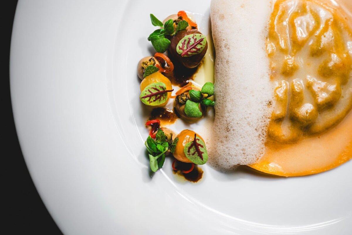 At his Michelin Star restaurant in Geyserville, California, Chef Douglas Keane's sublime cuisine is subtly influenced in both flavor and presentation by his time at Japan's Kyoto Culinary Academy. (Photo courtesy of Cyrus)