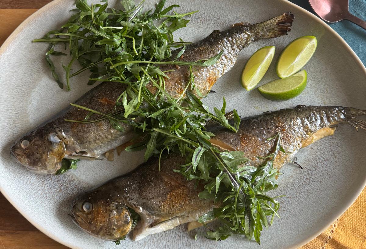 This Fish Dish Is Delicious Thanks to a Grill and a Pair of Salsas