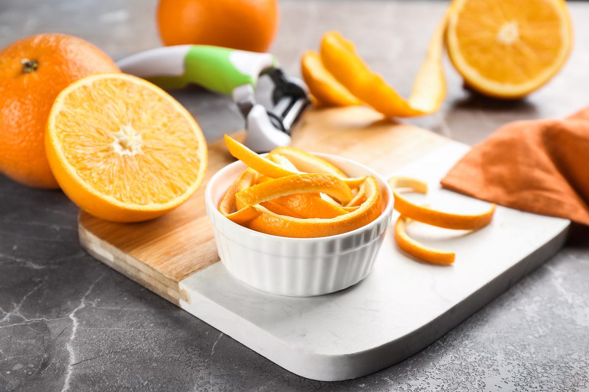 Many insects are turned off by the strong scent of orange peels. (New Africa/Shutterstock)
