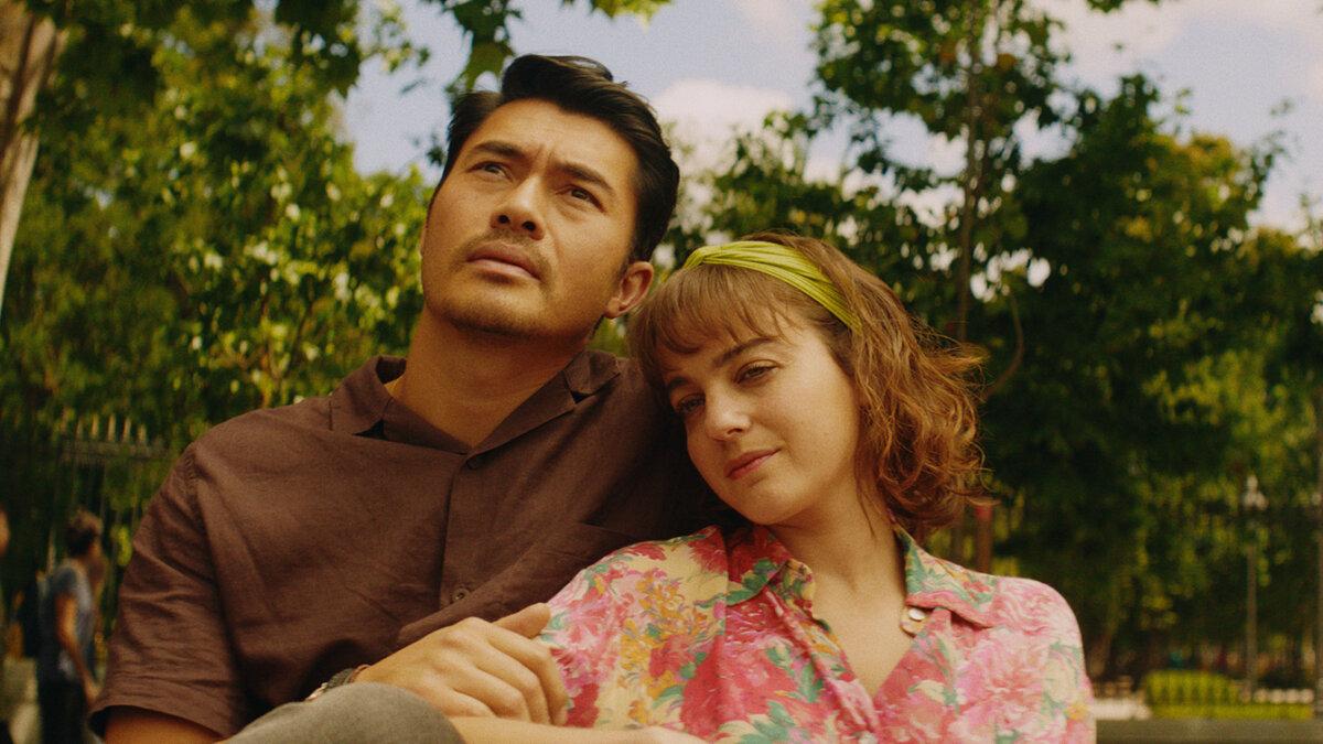 Nicolas (Henry Golding) grieves over the loss of Daniela (Beatrice Granno), in "Daniela Forever." (Mediacrest Entertainment)
