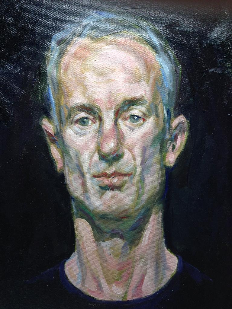 An oil portrait by Glenn Vilppu. He has spent years mastering the nuances of the human figure to be able to render such candid portraits. (Courtesy of Vilppu Academy)