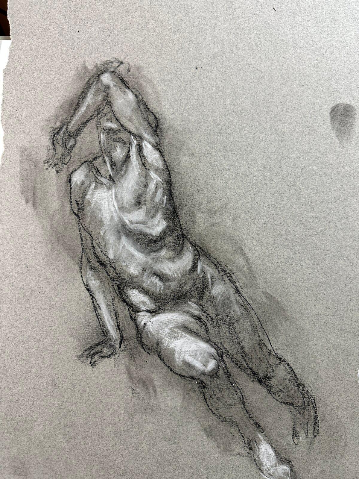 Glenn Vilppu’s strong draftsmanship is due to his in-depth knowledge of the structure and movement of the human figure. (Courtesy of Vilppu Academy)