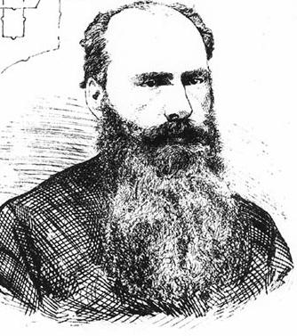 Drawing of Father Noël-Joseph Ritchot (1825–1905). (Public Domain)