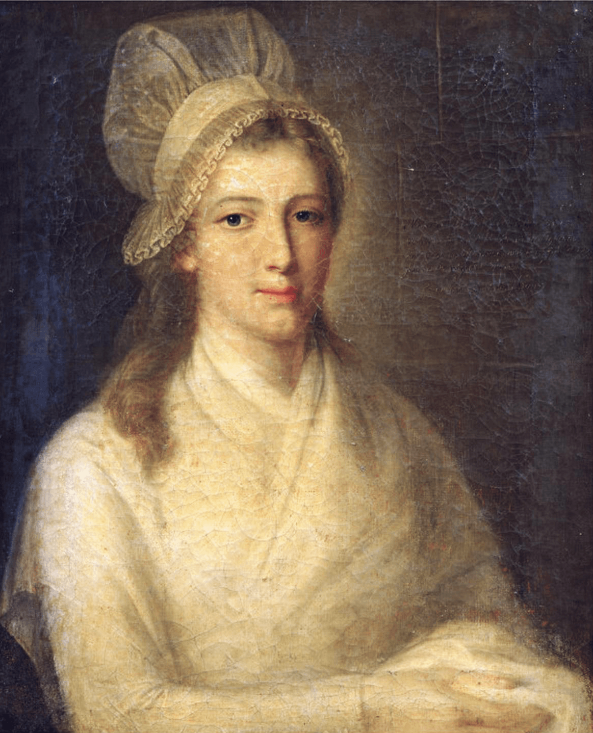 Charlotte Corday, painted at her request by Jean-Jacques Hauer, a few hours before her execution on July 17, 1793. (Public Domain)