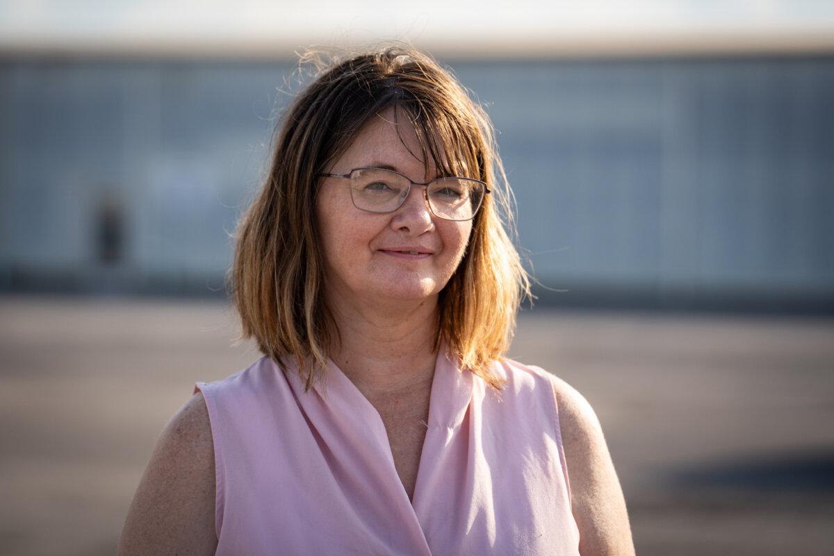 Cindy Hilderbrand, chair of United Republicans of Butler County, attends the “Butler Miracle Anniversary” celebration marking President Donald Trump’s survival of an assassination attempt the year before, in Butler County, Pa., on July 13, 2025. (Samira Bouaou/The Epoch Times)