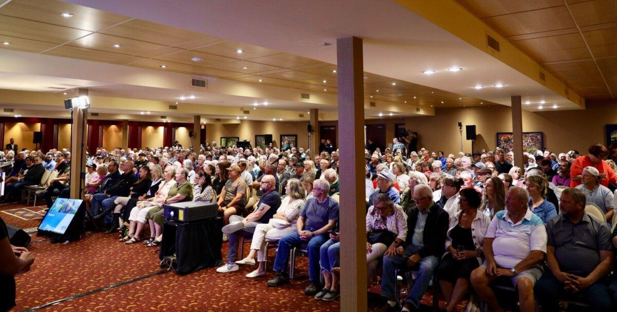 Attendees at the Alberta Next Panel town hall in Edmonton on July 16, 2025. (Office of the Premier)