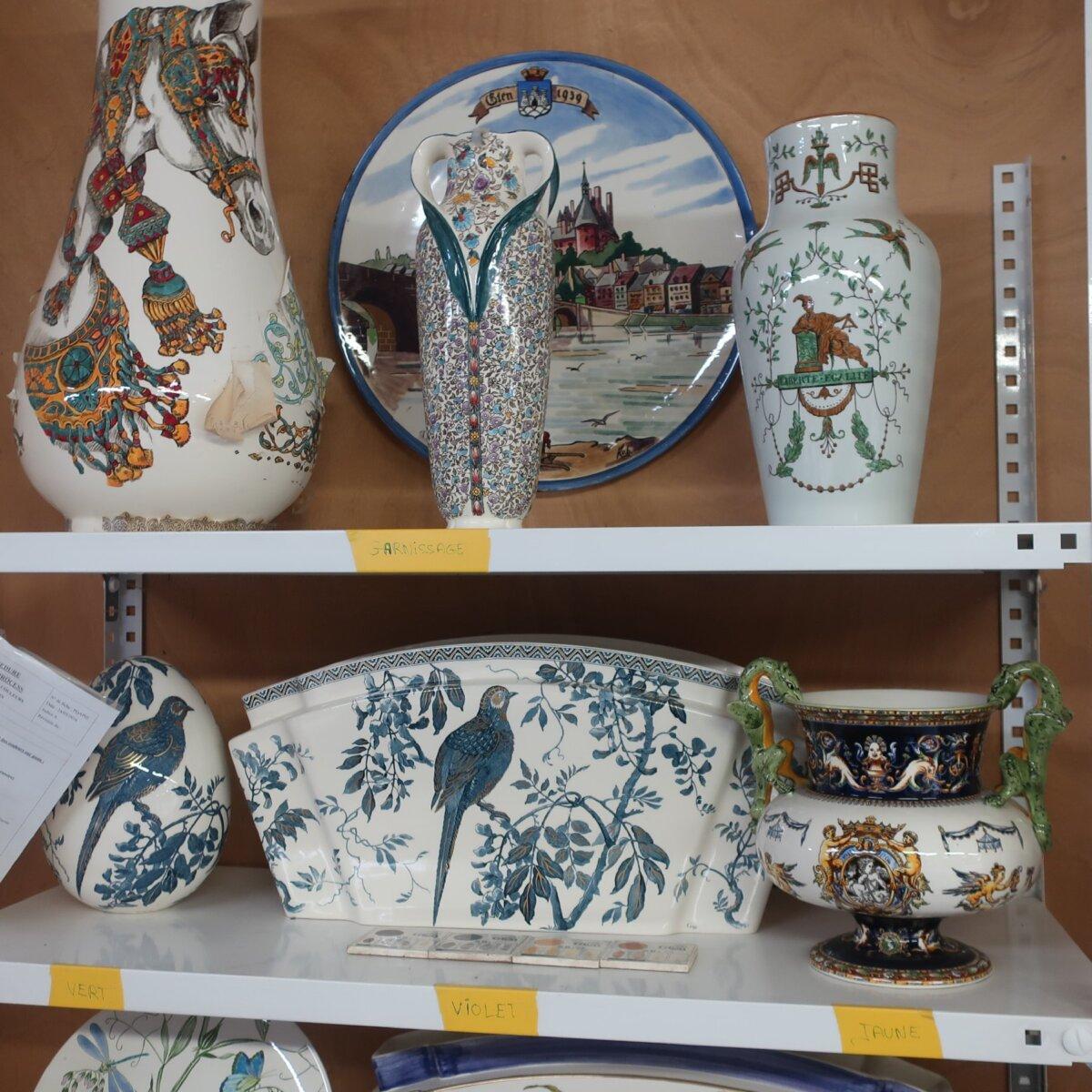 The voyage on a barge through France includes a stop at a pottery shop where the items on display are true works of art. (Victor Block)
