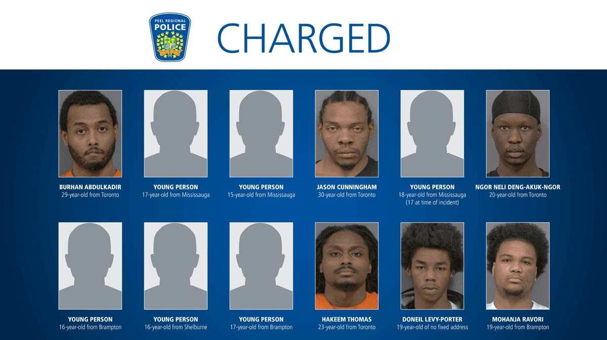 12 People Charged After Violent Home Invasions, Jewelry Store Robberies in Toronto Area