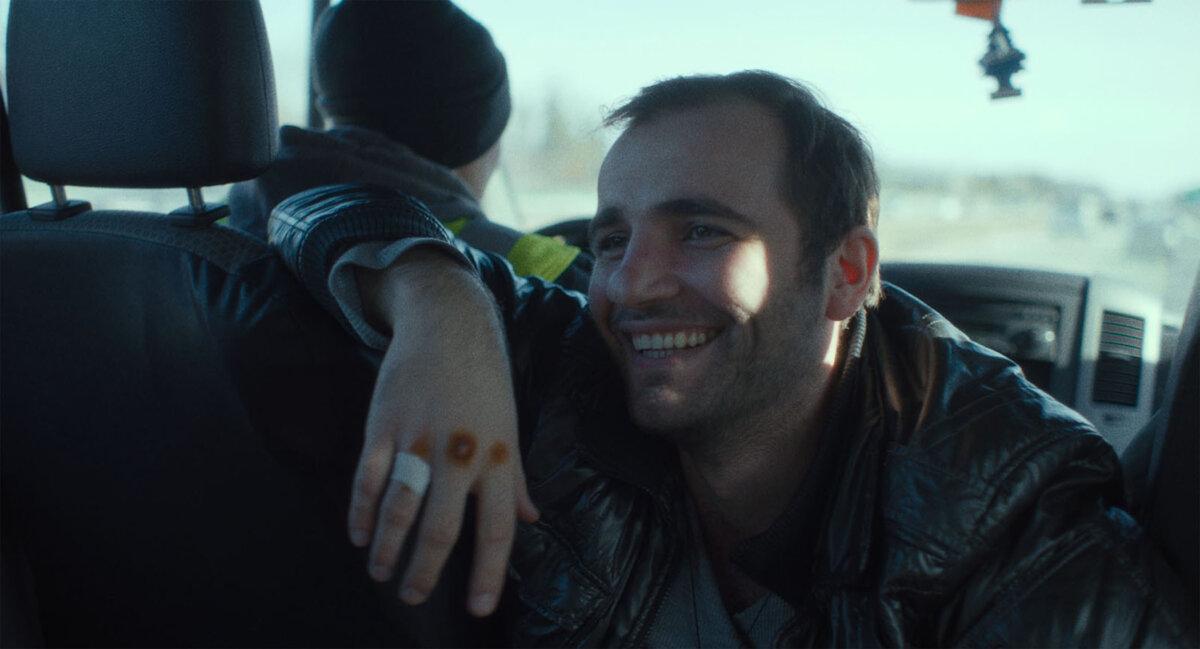 Dima (Maksim Stoyanov) provides engaging absurdity and soul, in “Give Me Liberty.” (GJW+)