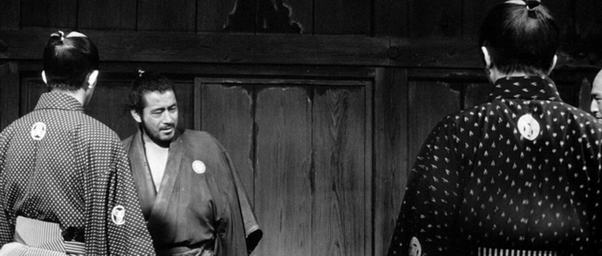 Sanjuro (Toshiro Mifune), in “Sanjuro.” (Toho)
