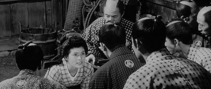 Chidori (Reiko Dan), in “Sanjuro.” (Toho)